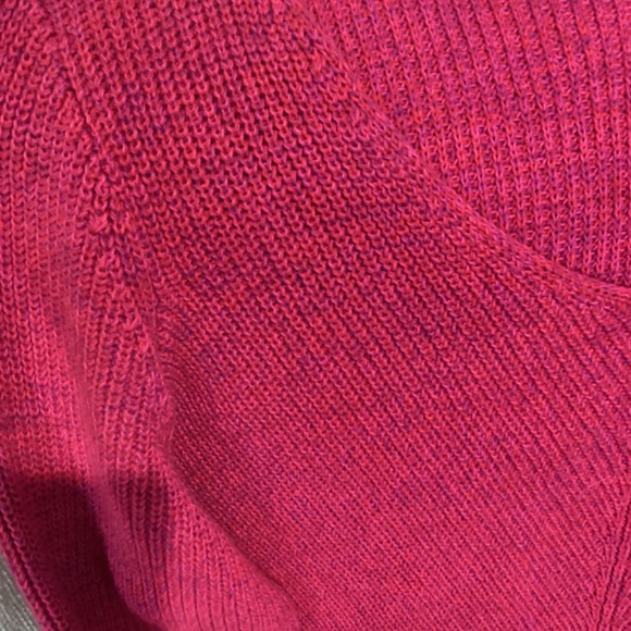 Style & Co 3x  Sweater Hot pink and purple weaved colors NWOT - Picture 4 of 6